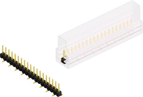 Fischer Elektronik Stiftleiste (Standard) Anzahl Reihen: 1 10047261 10St.