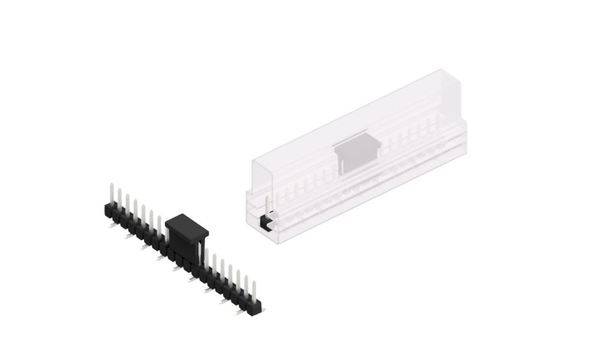 Fischer Elektronik Stiftleiste (Standard) Anzahl Reihen: 1 10047266 10St.