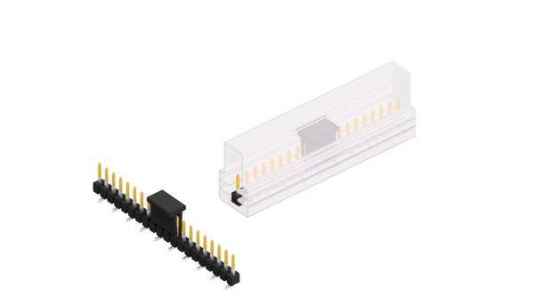 Fischer Elektronik Stiftleiste (Standard) Anzahl Reihen: 1 10047273 10St.