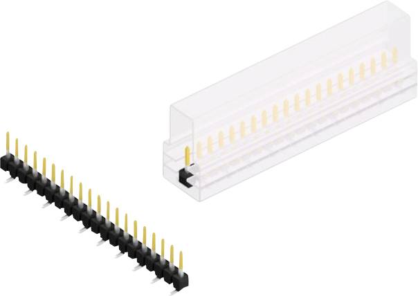 Fischer Elektronik Stiftleiste (Standard) Anzahl Reihen: 1 10047274 10St.