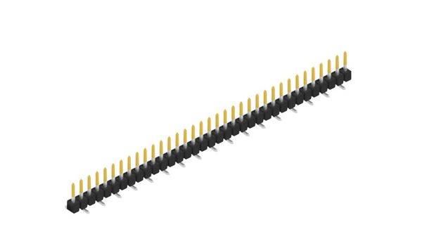 Fischer Elektronik Stiftleiste (Standard) Anzahl Reihen: 1 SL10SMD05235S 10St.