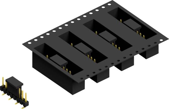 Fischer Elektronik Stiftleiste (Standard) Anzahl Reihen: 1 10047145 250St.