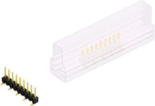 Fischer Elektronik Stiftleiste (Standard) Anzahl Reihen: 1 SL10SMD0529GSM 10St.