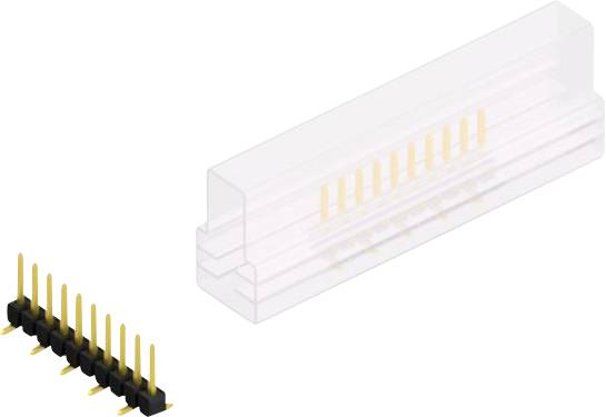Fischer Elektronik Stiftleiste (Standard) Anzahl Reihen: 1 10047370 10St.