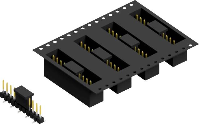 Fischer Elektronik Stiftleiste (Standard) Anzahl Reihen: 1 10047386 250St.