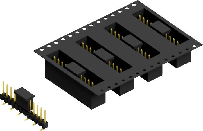 Fischer Elektronik Stiftleiste (Standard) Anzahl Reihen: 1 10047394 250St.