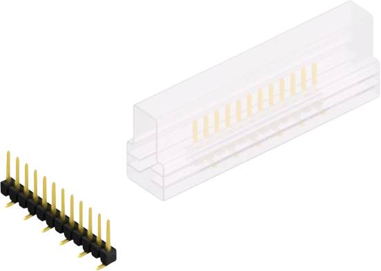 Fischer Elektronik Stiftleiste (Standard) Anzahl Reihen: 1 10047395 10St.