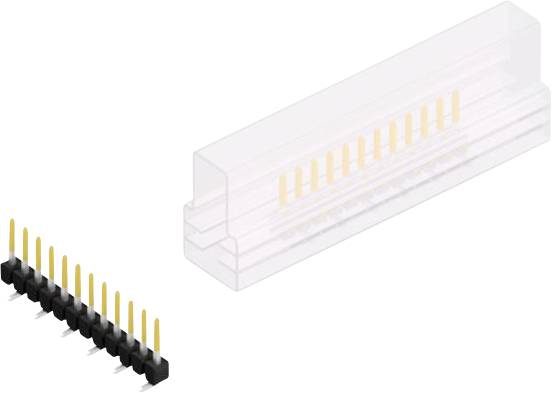 Fischer Elektronik Stiftleiste (Standard) Anzahl Reihen: 1 10047399 10St.