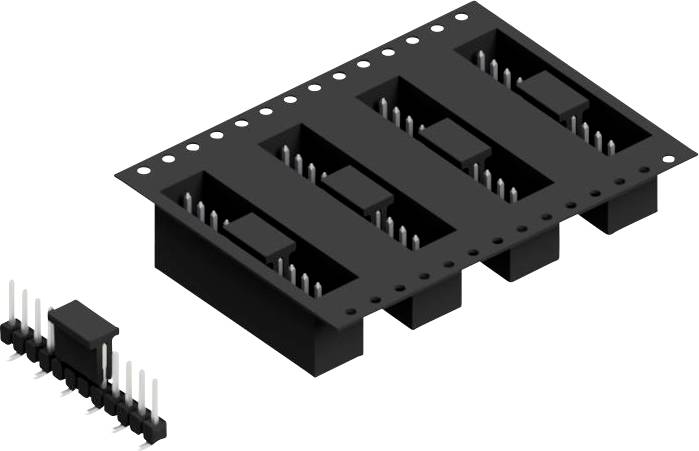 Fischer Elektronik Stiftleiste (Standard) Anzahl Reihen: 1 10047402 250St.