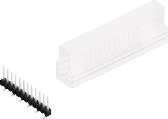 Fischer Elektronik Stiftleiste (Standard) Anzahl Reihen: 1 10047403 10St.