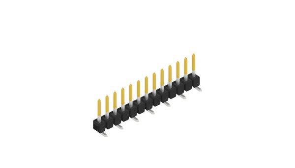 Fischer Elektronik Stiftleiste (Standard) Anzahl Reihen: 1 10047407 10St.