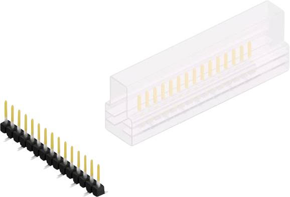 Fischer Elektronik Stiftleiste (Standard) Anzahl Reihen: 1 10047429 10St.