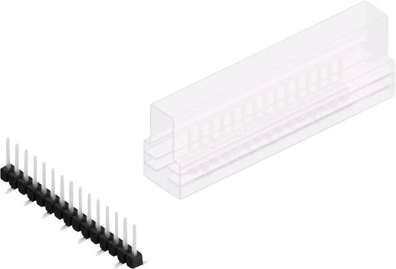 Fischer Elektronik Stiftleiste (Standard) Anzahl Reihen: 1 10047432 10St.