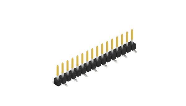 Fischer Elektronik Stiftleiste (Standard) Anzahl Reihen: 1 10047436 10St.
