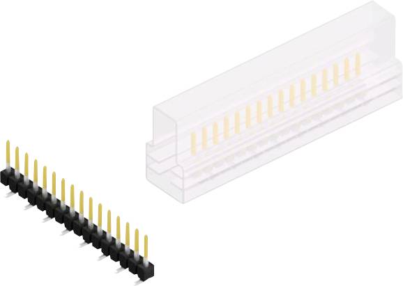 Fischer Elektronik Stiftleiste (Standard) Anzahl Reihen: 1 10047438 10St.