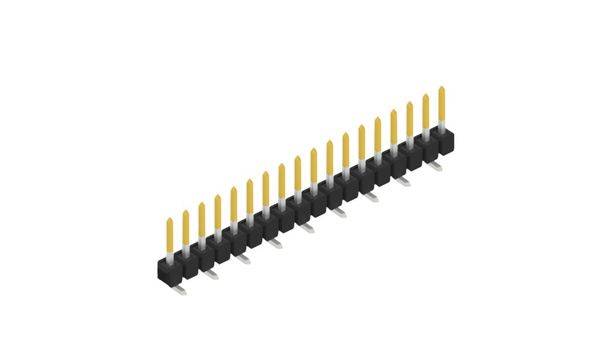 Fischer Elektronik Stiftleiste (Standard) Anzahl Reihen: 1 10047454 10St.