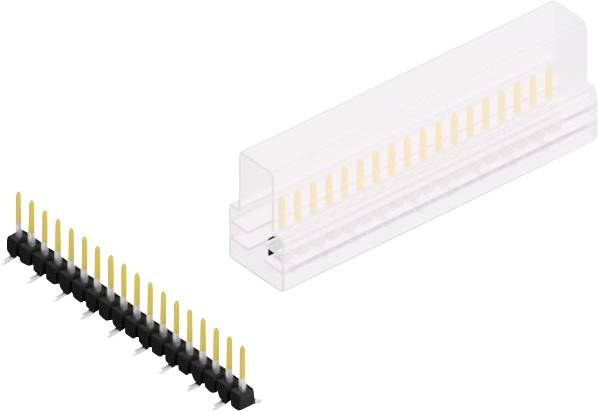 Fischer Elektronik Stiftleiste (Standard) Anzahl Reihen: 1 10047456 10St.