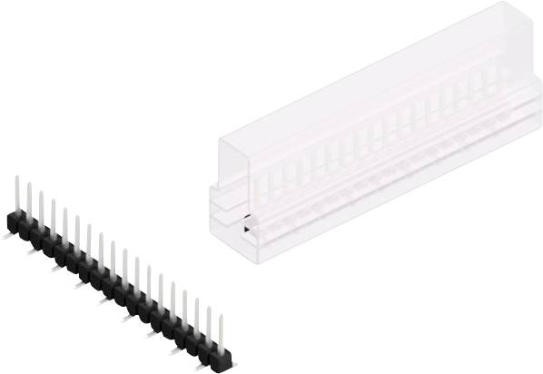 Fischer Elektronik Stiftleiste (Standard) Anzahl Reihen: 1 10047459 10St.