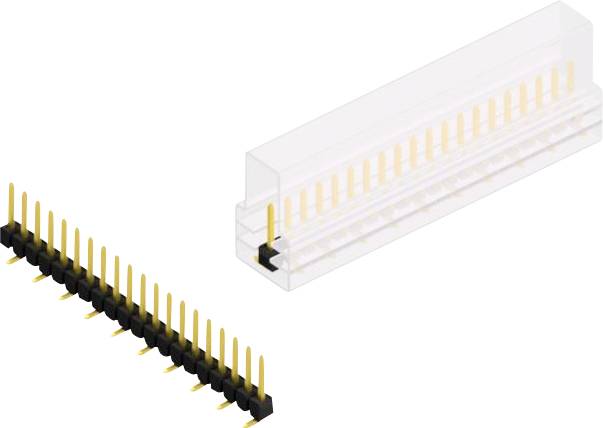 Fischer Elektronik Stiftleiste (Standard) Anzahl Reihen: 1 10047471 10St.