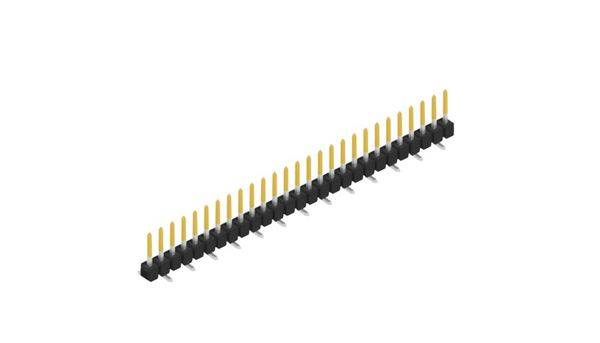 Fischer Elektronik Stiftleiste (Standard) Anzahl Reihen: 1 SL10SMD06227S 10St.