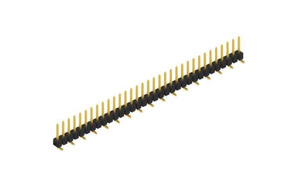 Fischer Elektronik Stiftleiste (Standard) Anzahl Reihen: 1 SL10SMD06233G 10St.