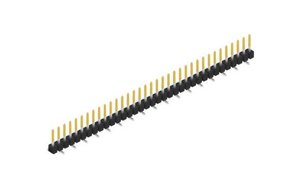Fischer Elektronik Stiftleiste (Standard) Anzahl Reihen: 1 SL10SMD06235S 10St.