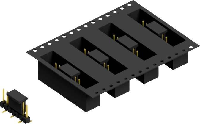 Fischer Elektronik Stiftleiste (Standard) Anzahl Reihen: 1 10047329 250St.