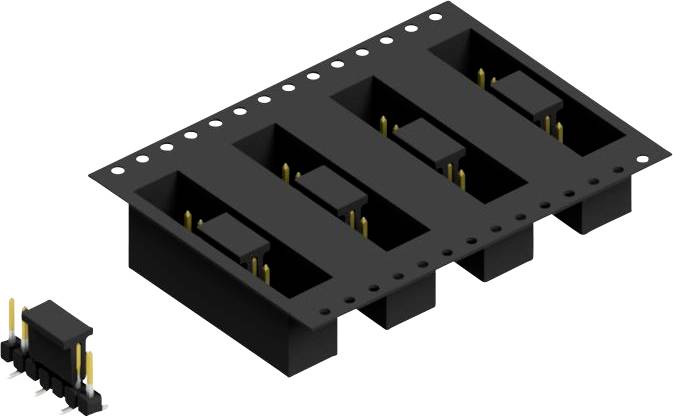 Fischer Elektronik Stiftleiste (Standard) Anzahl Reihen: 1 10047334 250St.