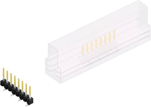 Fischer Elektronik Stiftleiste (Standard) Anzahl Reihen: 1 10047348 10St.