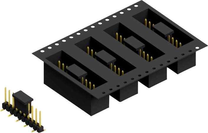 Fischer Elektronik Stiftleiste (Standard) Anzahl Reihen: 1 10047561 250St.