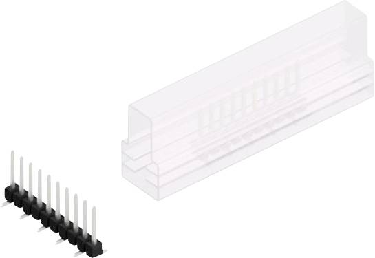 Fischer Elektronik Stiftleiste (Standard) Anzahl Reihen: 1 10047571 10St.
