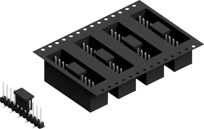 Fischer Elektronik Stiftleiste (Standard) Anzahl Reihen: 1 10047583 250St.