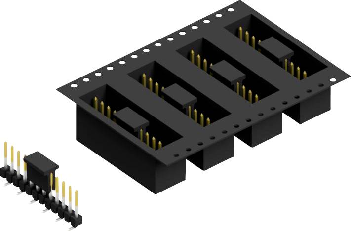 Fischer Elektronik Stiftleiste (Standard) Anzahl Reihen: 1 10047591 250St.