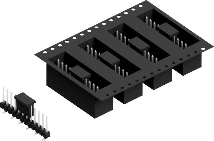 Fischer Elektronik Stiftleiste (Standard) Anzahl Reihen: 1 10047596 250St.