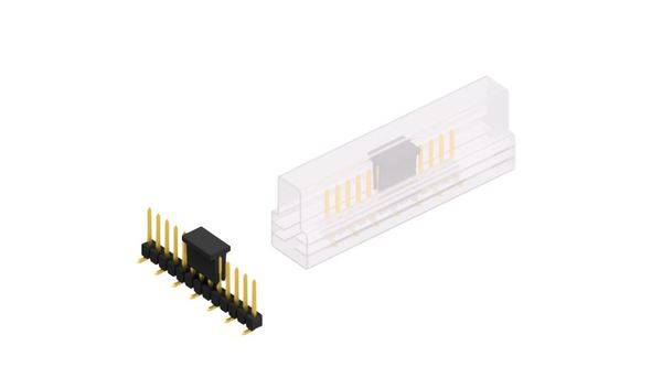 Fischer Elektronik Stiftleiste (Standard) Anzahl Reihen: 1 10047599 10St.