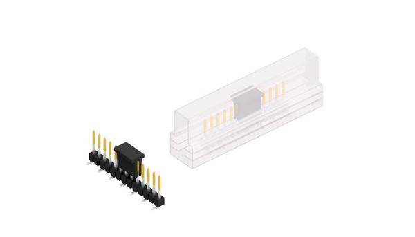 Fischer Elektronik Stiftleiste (Standard) Anzahl Reihen: 1 10047602 10St.
