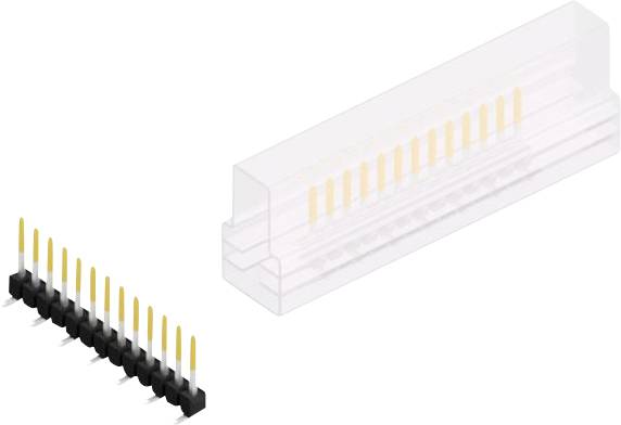 Fischer Elektronik Stiftleiste (Standard) Anzahl Reihen: 1 10047604 10St.