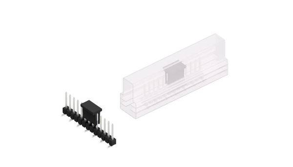 Fischer Elektronik Stiftleiste (Standard) Anzahl Reihen: 1 10047606 10St.