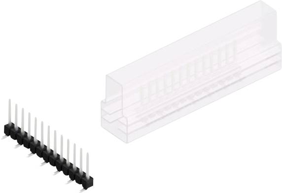 Fischer Elektronik Stiftleiste (Standard) Anzahl Reihen: 1 10047607 10St.