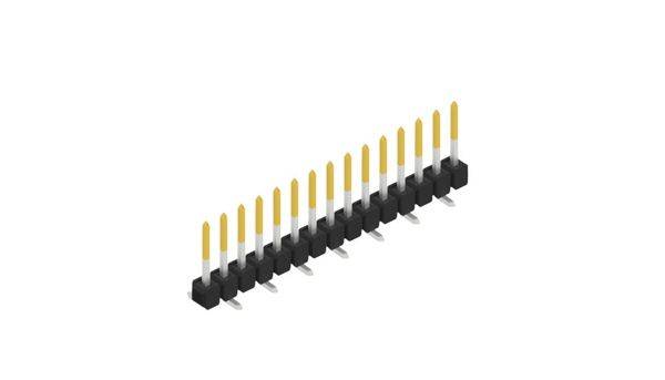 Fischer Elektronik Stiftleiste (Standard) Anzahl Reihen: 1 10047621 10St.