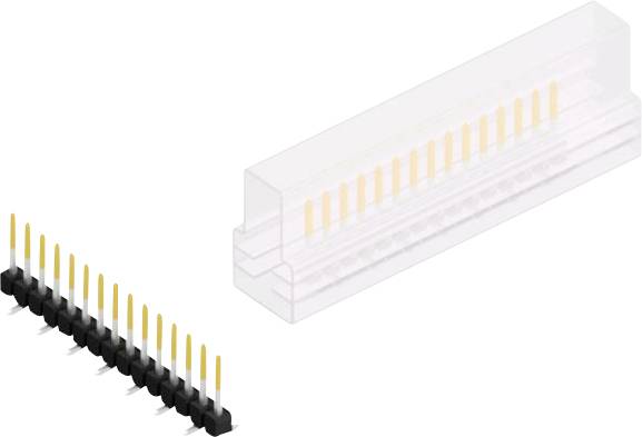 Fischer Elektronik Stiftleiste (Standard) Anzahl Reihen: 1 10047623 10St.