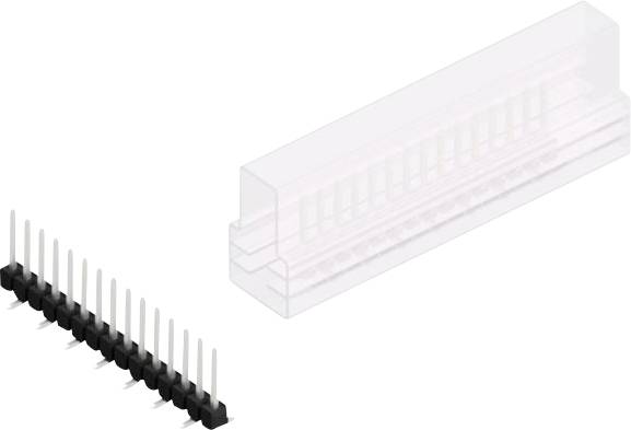 Fischer Elektronik Stiftleiste (Standard) Anzahl Reihen: 1 10047627 10St.