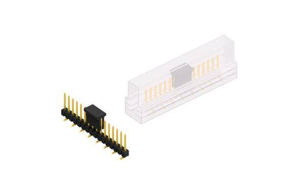 Fischer Elektronik Stiftleiste (Standard) Anzahl Reihen: 1 10047629 10St.
