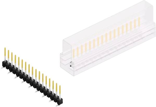 Fischer Elektronik Stiftleiste (Standard) Anzahl Reihen: 1 10047642 10St.