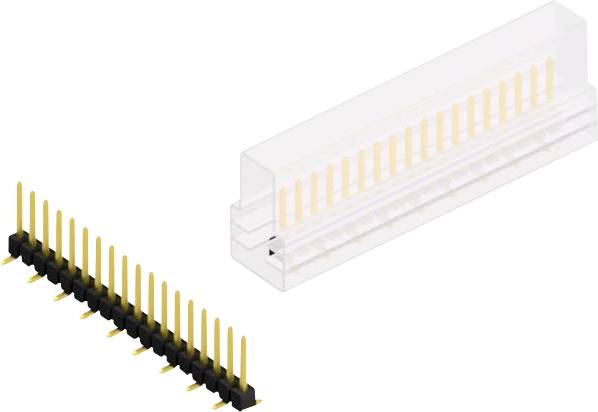 Fischer Elektronik Stiftleiste (Standard) Anzahl Reihen: 1 10047649 10St.