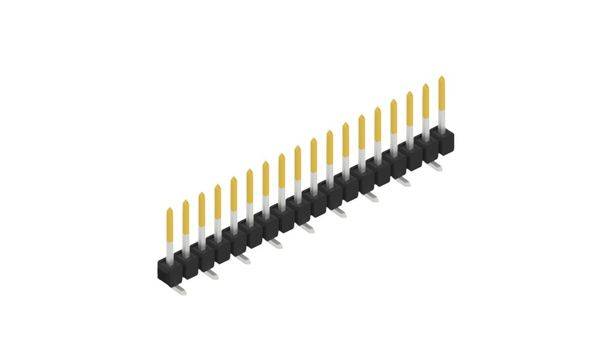 Fischer Elektronik Stiftleiste (Standard) Anzahl Reihen: 1 10047650 10St.