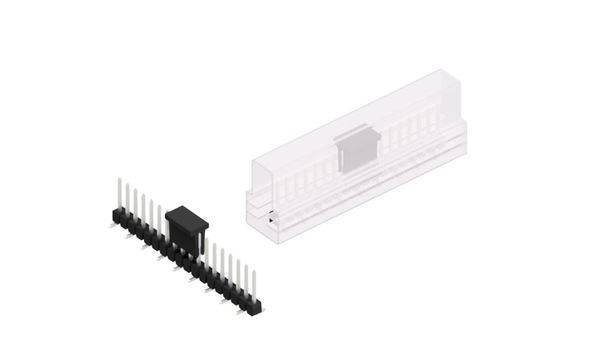 Fischer Elektronik Stiftleiste (Standard) Anzahl Reihen: 1 10047654 10St.