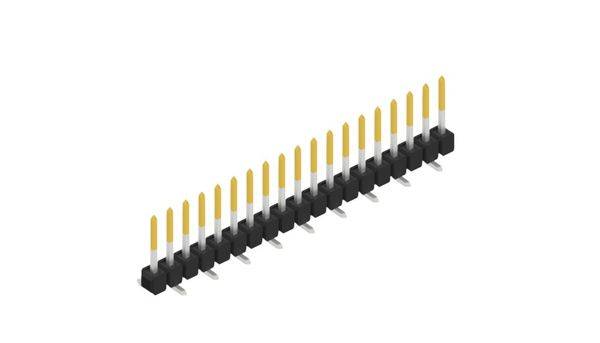 Fischer Elektronik Stiftleiste (Standard) Anzahl Reihen: 1 10047660 10St.