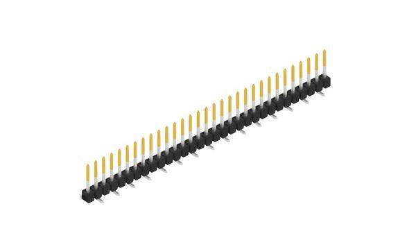 Fischer Elektronik Stiftleiste (Standard) Anzahl Reihen: 1 SL10SMD07831S 10St.