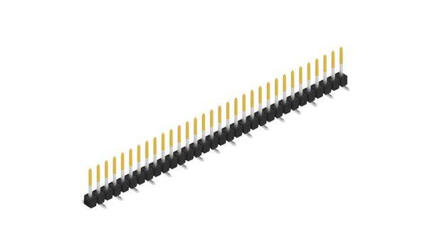 Fischer Elektronik Stiftleiste (Standard) Anzahl Reihen: 1 SL10SMD07832S 10St.